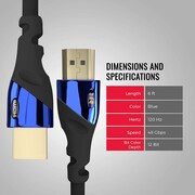 Monster Monster Essentials 48 Gbps HDMI Ultra UHD - 6 ft. - 8K 122955 ...